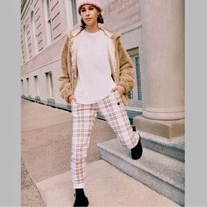 Champion Jogger Bottoms - Cream/Brown